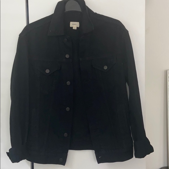 Able Jackets & Blazers - Sustainable Black Denim Jacket